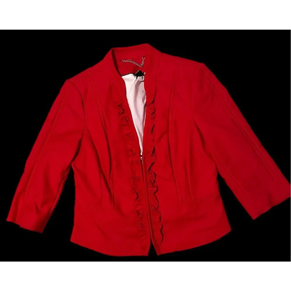 NEW WITH TAGS WOMEN WHITE HOUSE BLACK MARKET WHBM Blazer Suit Jacket and pants R